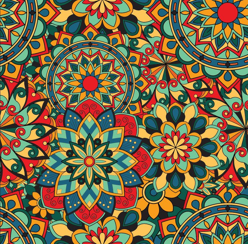 Harnais, laisse, collier et accessoires pour chien Mandala