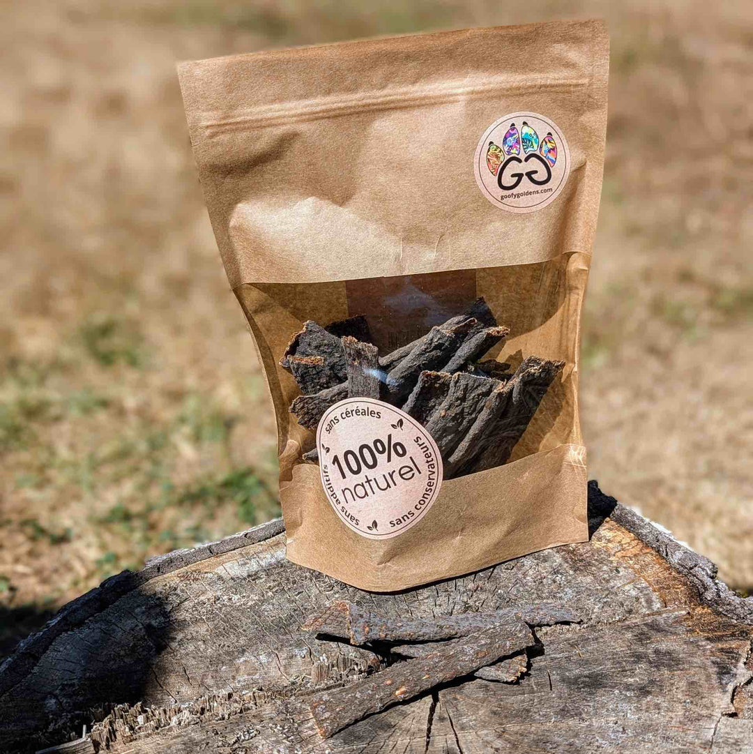 Lanière viande de cerf x15