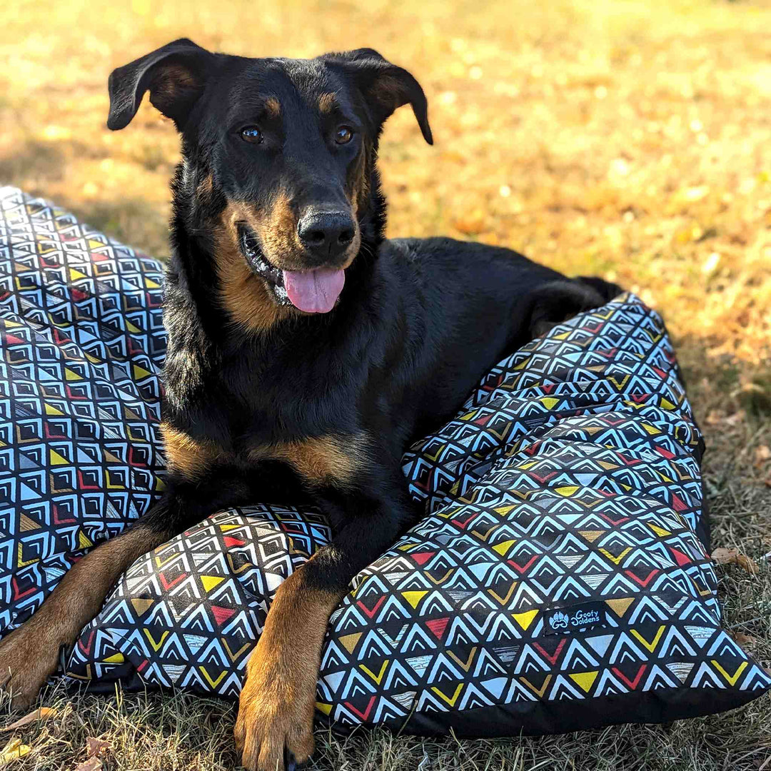 Dog cushion Aztec