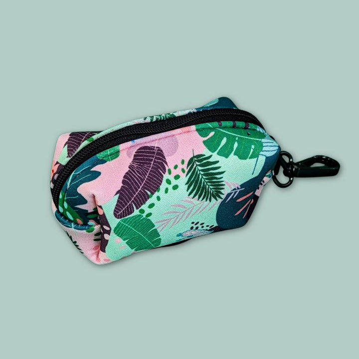 Distributeur original de sacs à déjections canine motif Cactus vert rose et mauve