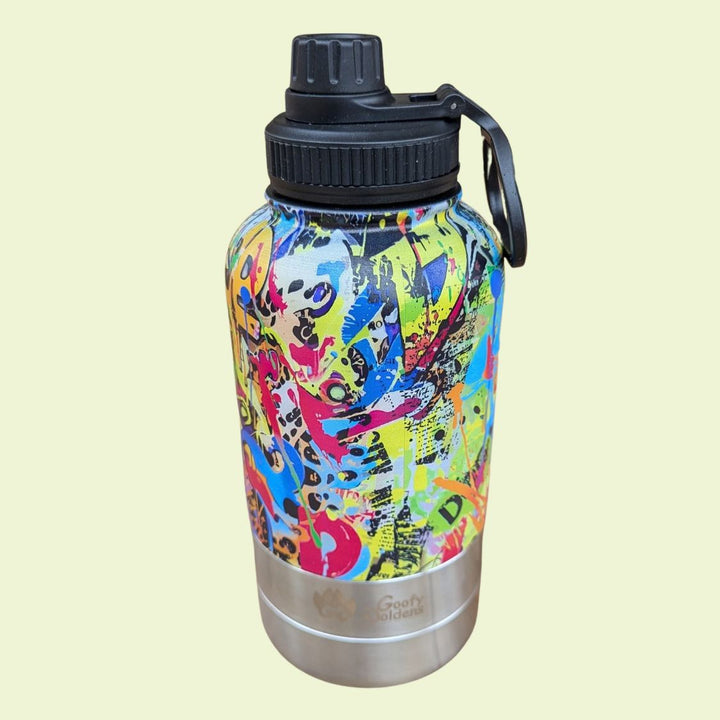 Gourde 1L pour chien Graffiti