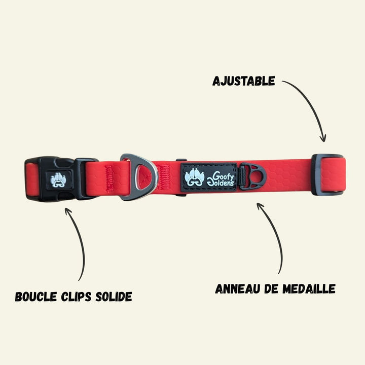 Collier imperméable Rouge