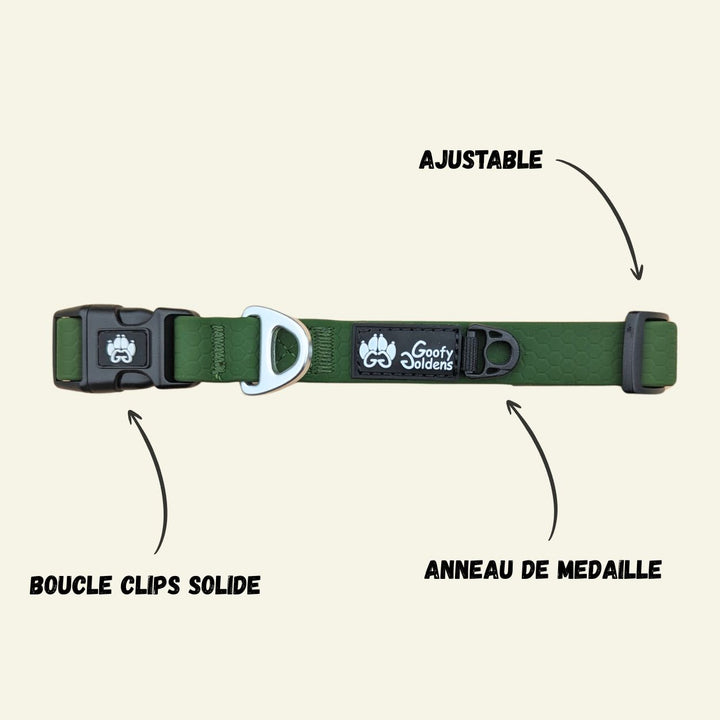 Collier imperméable Vert kaki