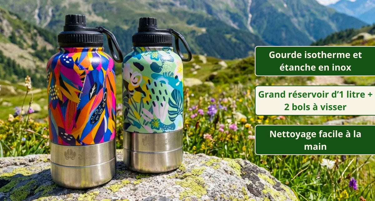 Isolierte 3-in-1-Trinkflasche