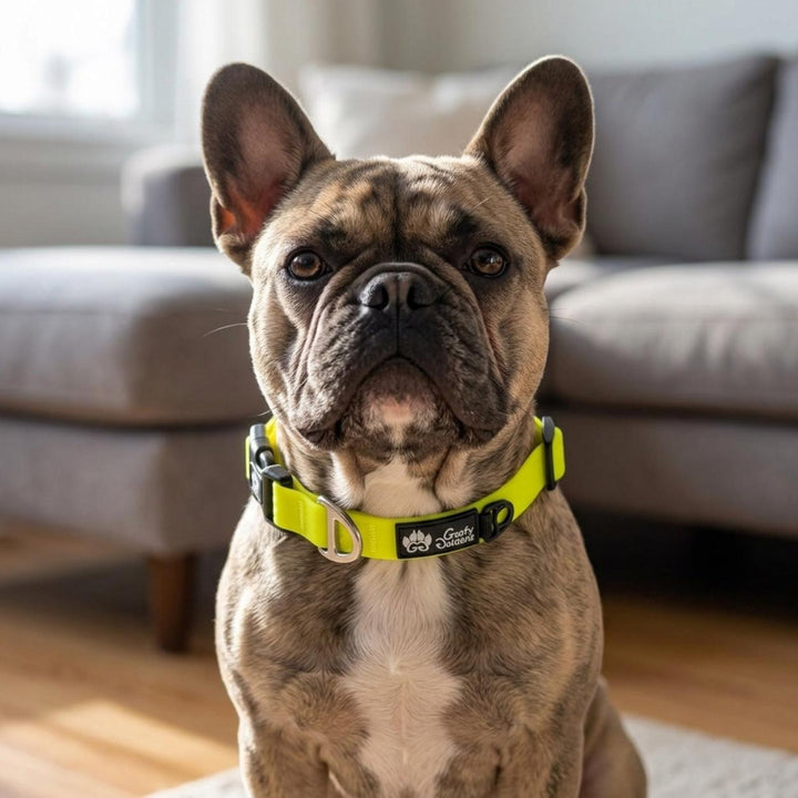 Collier imperméable Jaune fluo