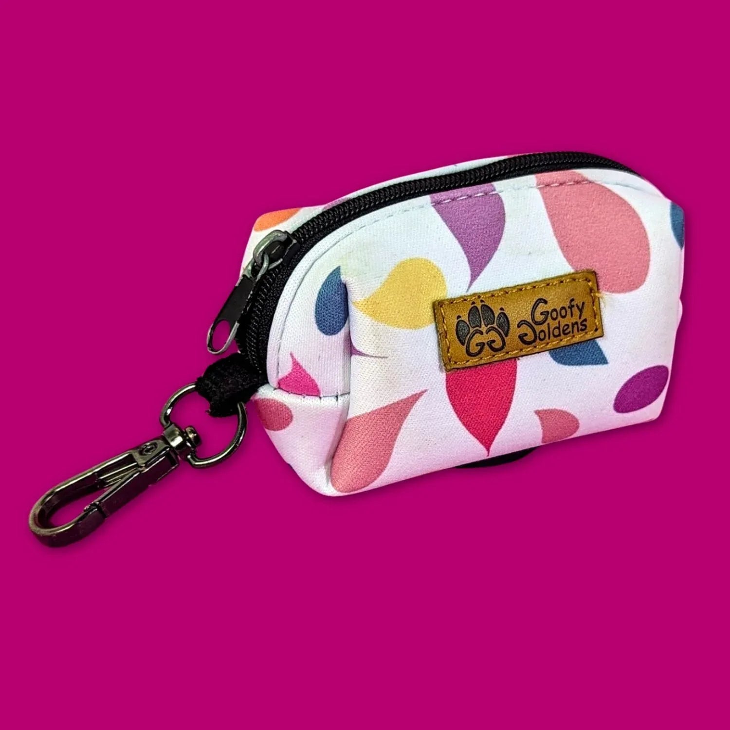 Pochette à Crottes Portable Pour Chien - Organisateur De Sacs à Déjections Avec Boucle Pratique Pour Promenade Et Randonnée - Rouge - 7