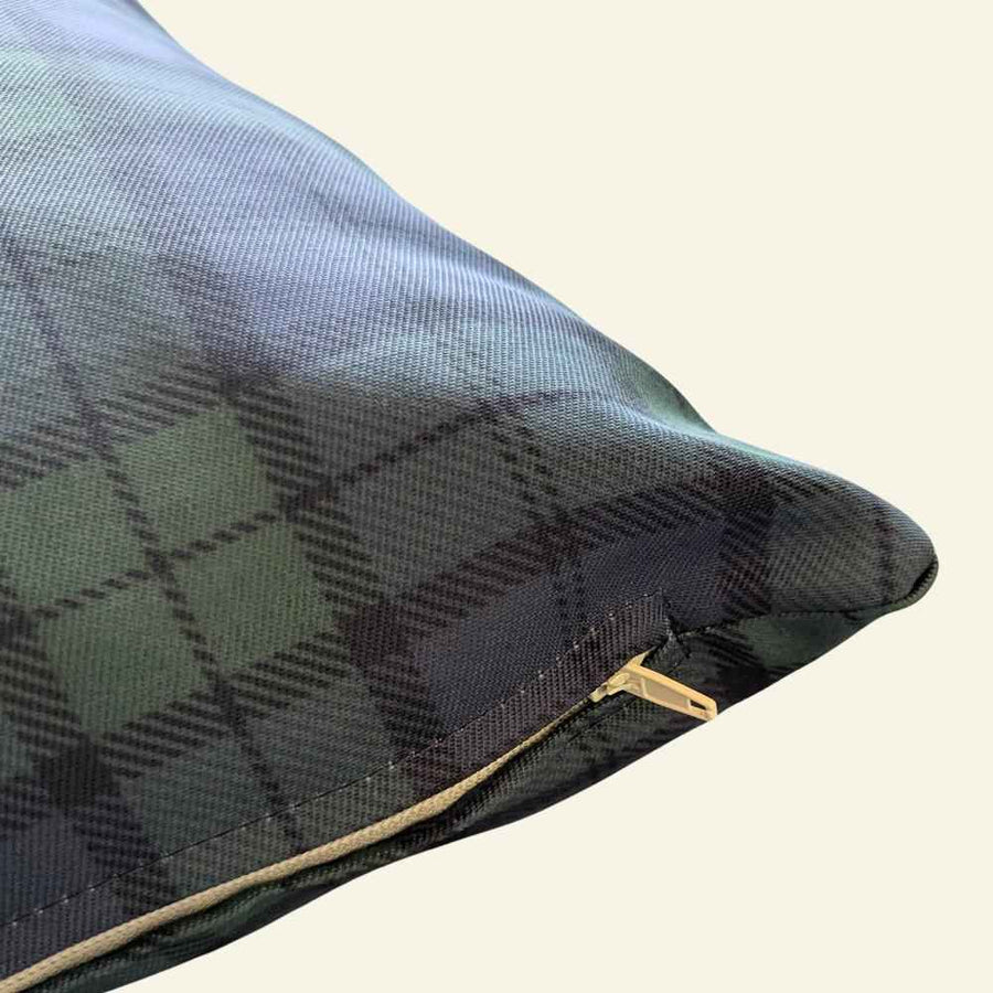 Coussin pour chien Tartan