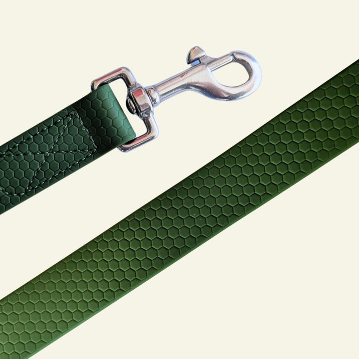 Waterproof multi-position Khaki Green leash