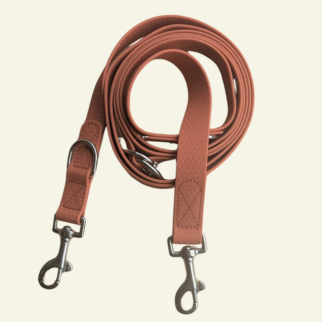 Laisse multiposition imperméable Ocre