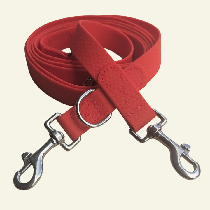 Laisse multiposition imperméable Rouge