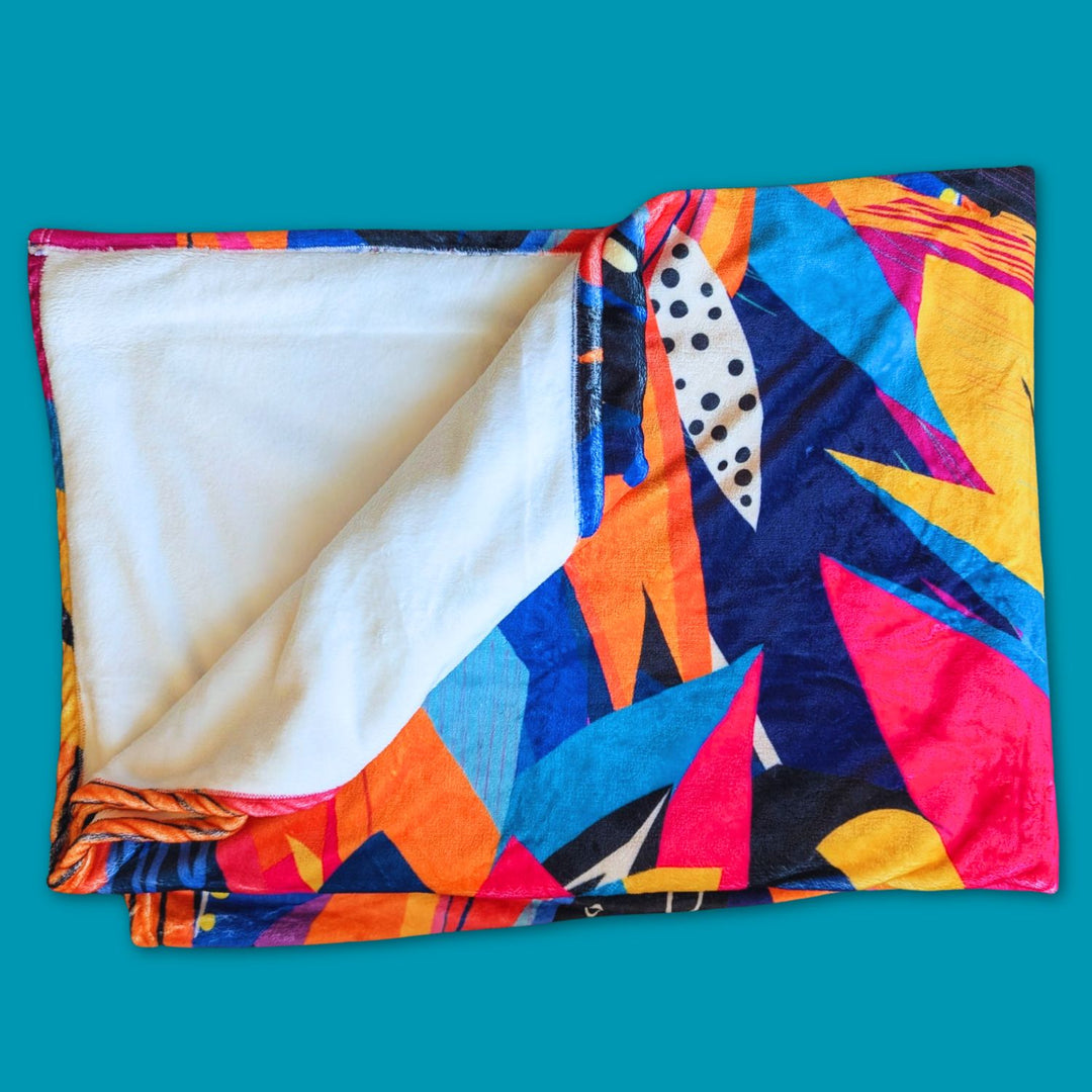 Plaid Panache polaire, moelleux et épais, offrant une chaleur optimale.